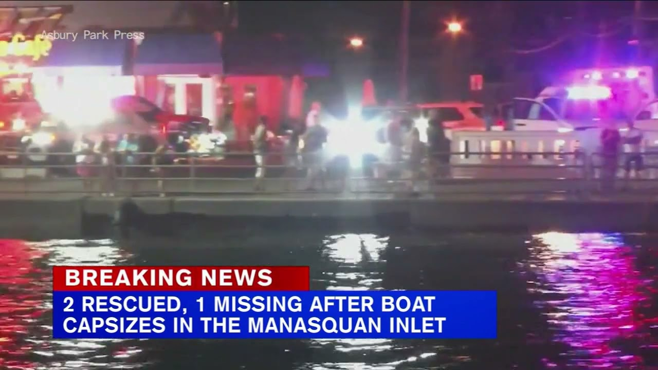 Man Missing, Two Rescued After Boat Capsizes in Manasquan NJ Inlet ...