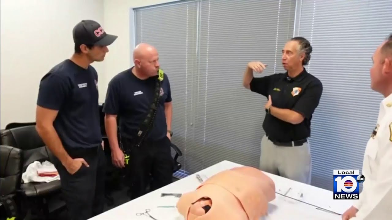The goal of the procedure is to try and relieve the pressure that can build up from blunt force trauma to the chest after a serious car crash, a shooting or even a stabbing.