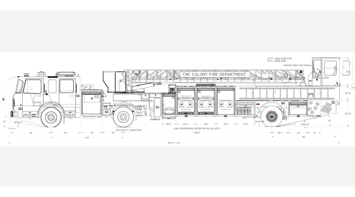 The Colony Fire Department in Texas has selected Spartan to provide the city with a new Ladder Tower 100-foot tractor-drawn aerial.