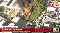 Baltimore Rowhome Fire Mayday Called