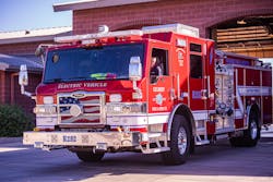 The new Volterra electric pumper will operate out of Gilbert Fire Station No. 2, the town&rsquo;s busiest fire station.