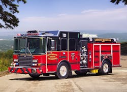 The Lookout Mountain, Tennessee, Fire Department took delivery of this pumper that&apos;s powered by a Cummins L9 engine and an Allison 3000 EVS transmission.