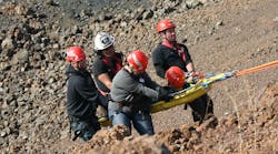 First responders practice moving a patient up the side of a rock face as part of a recent training opportunity held in New Meadows. The day-long training program was led by the Grangeville Mountain Rescue Unit and included participants from several agencies in central Idaho. First responders practice moving a patient up the side of a rock face as part of a recent training opportunity held in New Meadows. The day-long training program was led by the Grangeville Mountain Rescue Unit and included participants from several agencies in central Idaho.