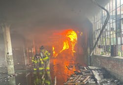 firefighters vacant building fire Poughkeepsie, New York firefighters vacant building fire Poughkeepsie, New York