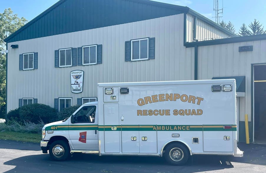 Greenport Rescue Squad&apos;s American Emergency Vehicles Type 3 ambulance