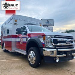 This new Braun Chief XL Type I ambulance is for the Centerton, Arkansas, Fire Department.