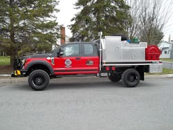 The Ford F-550 Fire Apparatus is purpose-built for emergency response in challenging terrains.