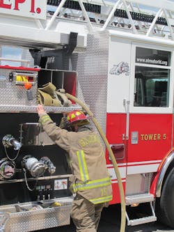 An audible on the fireground can be required based on whether the size-up determines that a preconnected line will reach or must be extended. An audible on the fireground can be required based on whether the size-up determines that a preconnected line will reach or must be extended.