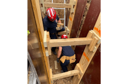 A major drawback to wooden shores is that a rescuer must enter the trench to build the system. A major drawback to wooden shores is that a rescuer must enter the trench to build the system.