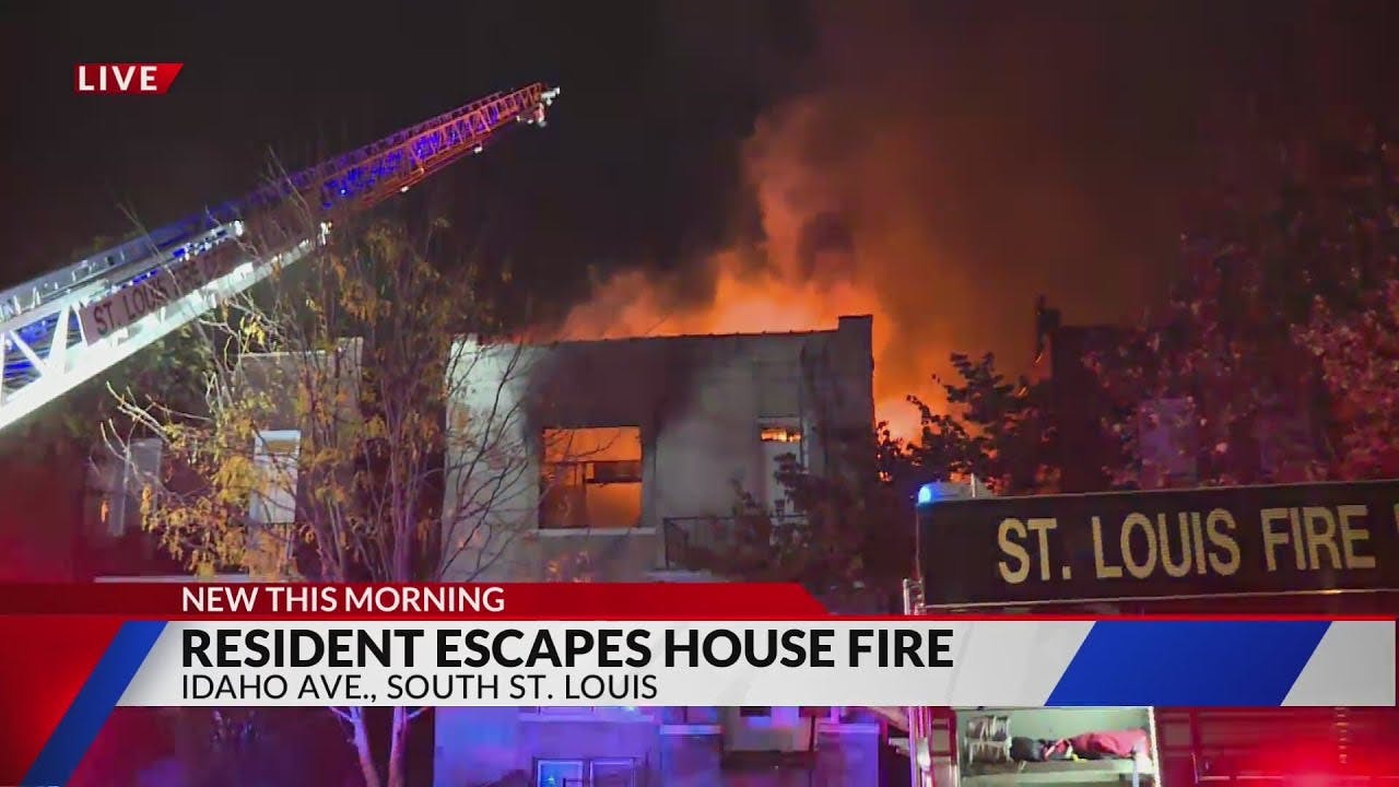 Occupant escapes house fire in south St