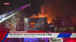 Occupant escapes house fire in south St