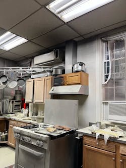 An accidental kitchen fire damaged the kitchen at Fairfield Fire Station 1. Firefighters left the stove on when dispatched to a call.