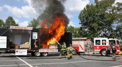 Atlanta firefighters participated in a demonstration recently.