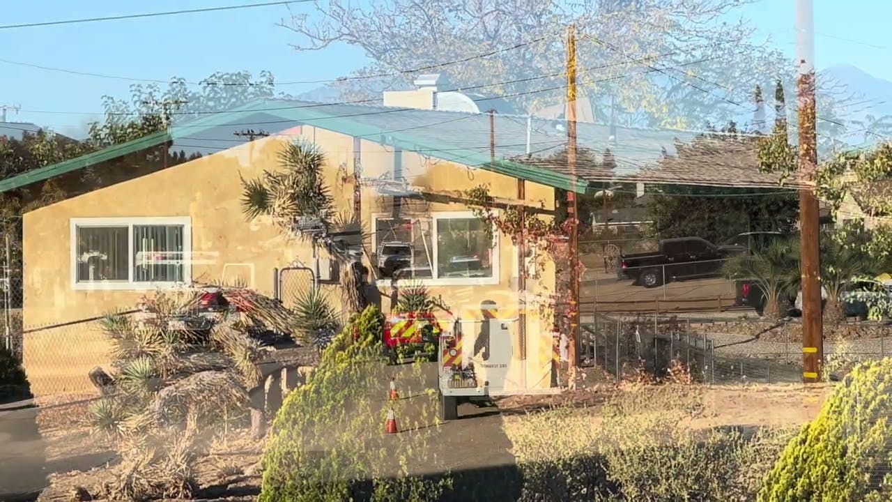 Husband and Wife Pulled from Hesperia House Fire