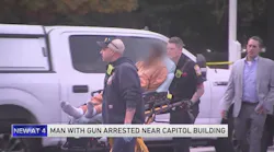 A man with a gun is arrested in a park near the US Capitol