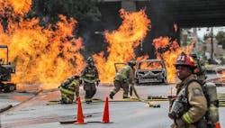 In September, Atlanta firefighters handled a major gas leak. In September, Atlanta firefighters handled a major gas leak.