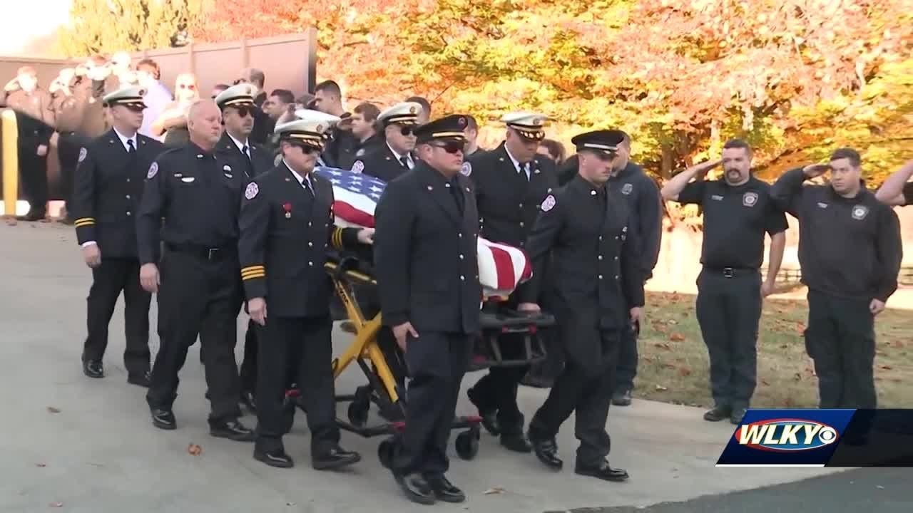 Somber send off begins for fallen Ballardsville firefighter