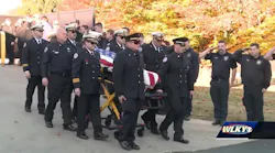 Somber send off begins for fallen Ballardsville firefighter