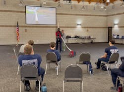 From 4-5 November, Illinois Fire Service Institute (IFSI) conducted Basic Operation Firefighter Training (BOF) using the latest FLAIM Trainer T3 at Cherry Valley, IL.