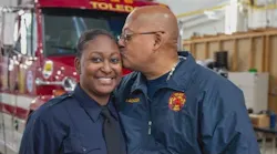 Passing the torch: Toledo firefighter dad watches his daughter follow in his footsteps