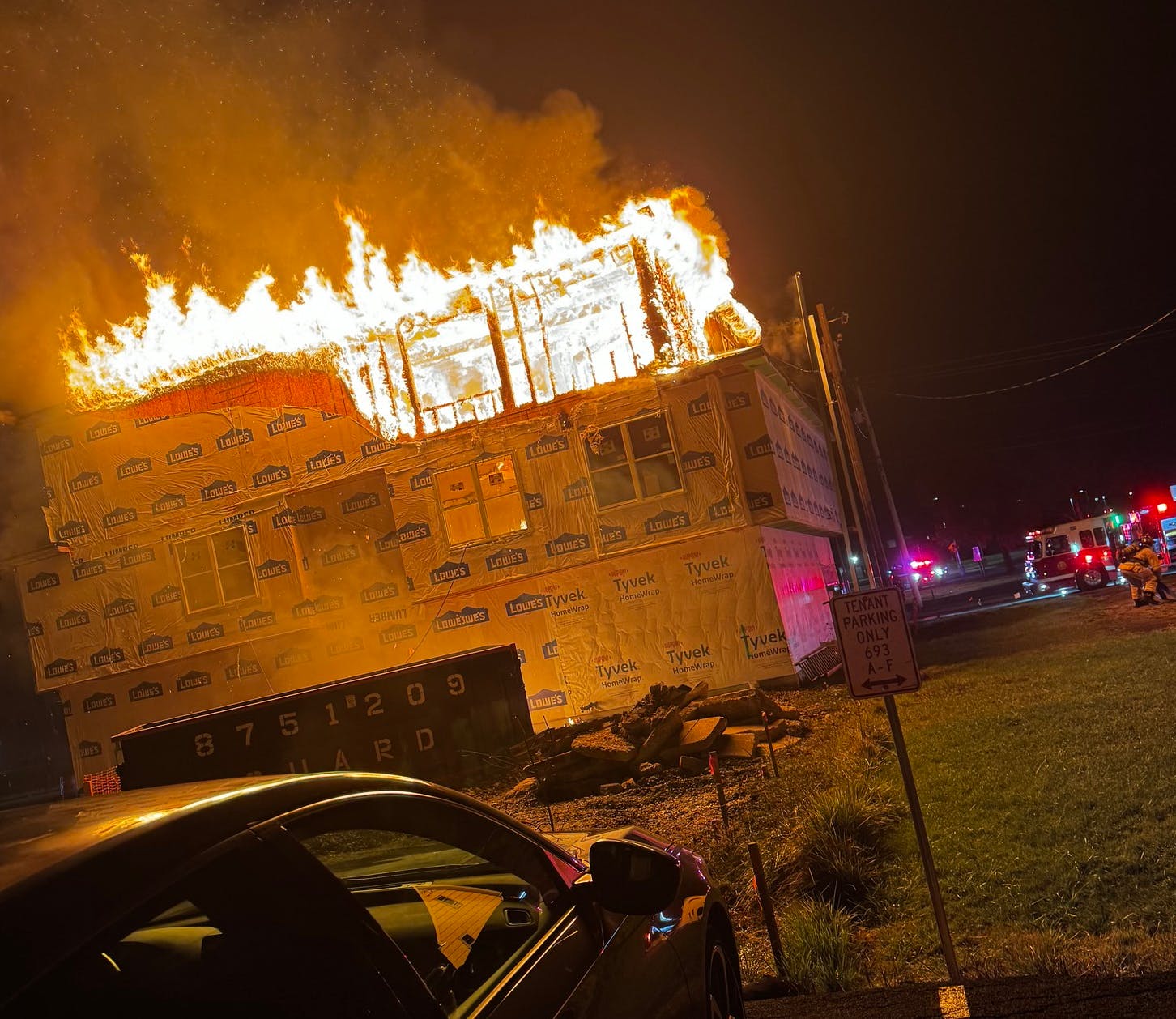 Getzville fire officials said the fire in the home under construction caused more than $1 million in damages.