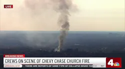 Crews on scene of Chevy Chase church fire | NBC4 Washington
