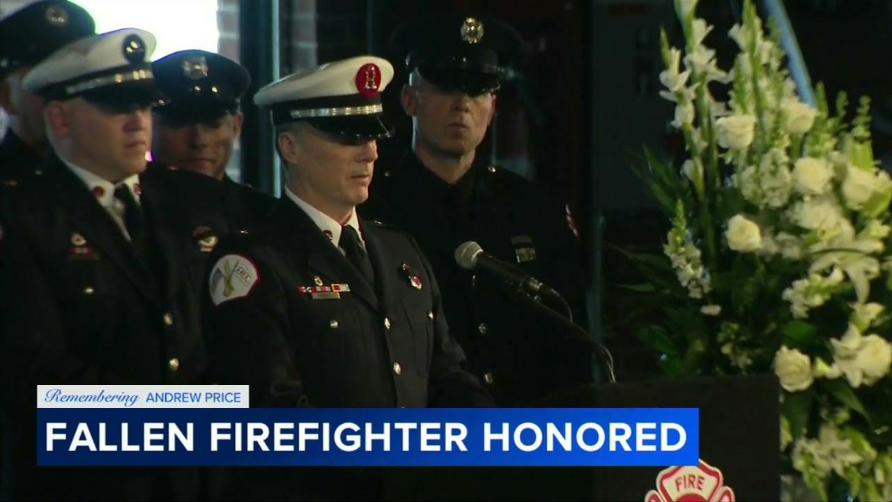CFD firefighter Andrew Price remembered by friends, family at memorial service