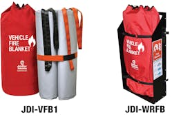 The Vehicle Fire Blanket is ideal underground parking lots, parking garages or service stations.