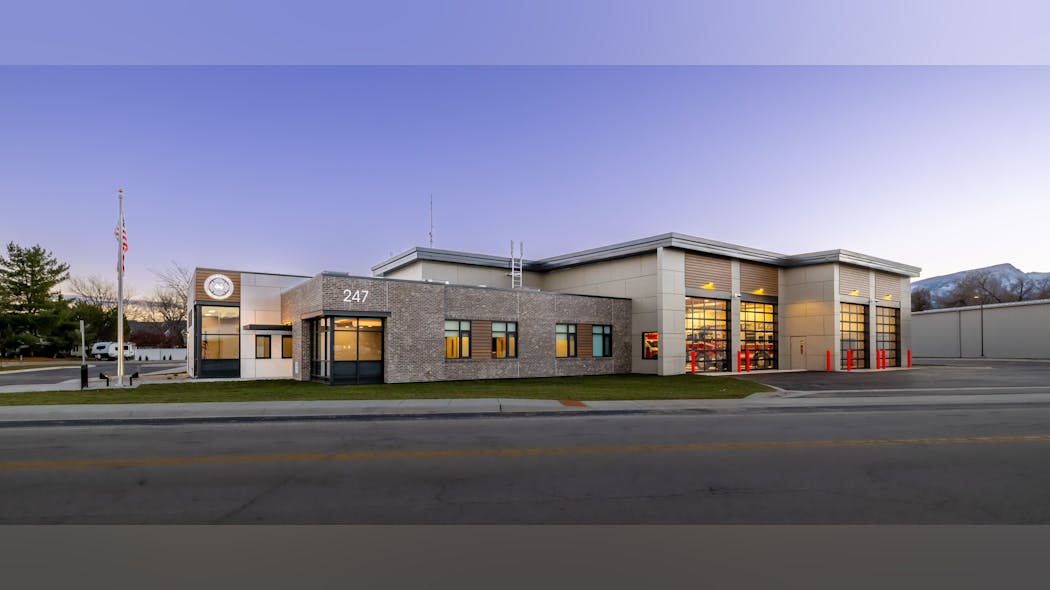 The new Hamilton fire station has 12,500 square feet of space designed with firefighter safety in mind.