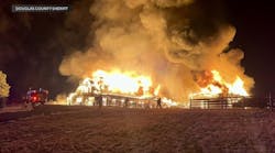 At least 10 horses killed in Colorado barn fire