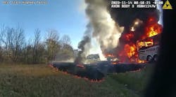 OH: Body cam video released of state trooper responding to deadly bus crash