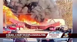 Fire chief: 3 dead, 1 injured after explosion leads to massive fire at Hillsboro auto repair shop