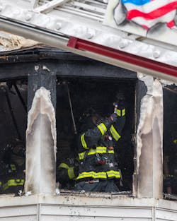 Remove the windows and have a charged hoseline in place prior to opening up the ceiling with your facepiece on. Conditions can change rapidly. Remove the windows and have a charged hoseline in place prior to opening up the ceiling with your facepiece on. Conditions can change rapidly.