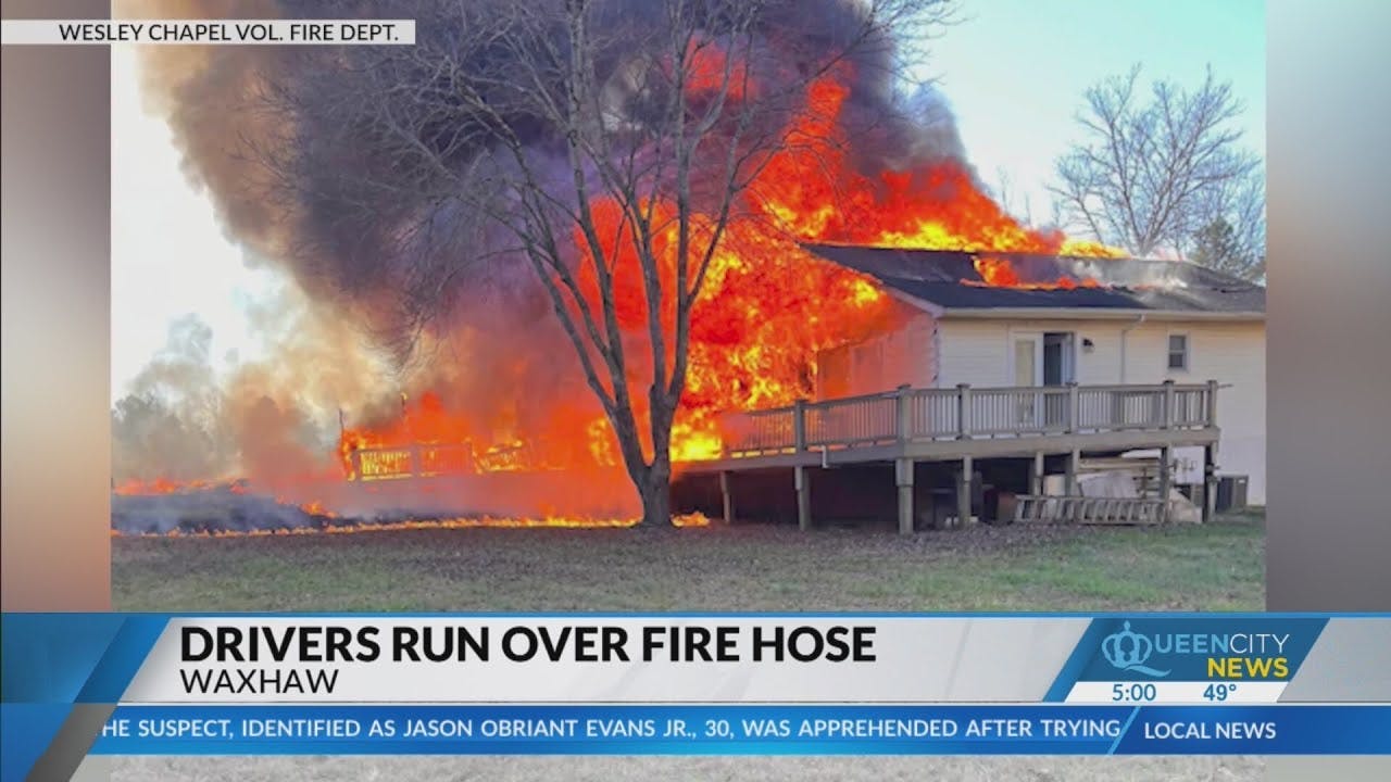 Vehicles hampered firefighting efforts at destructive house blaze in Union County