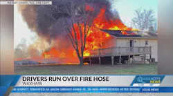 Vehicles hampered firefighting efforts at destructive house blaze in Union County