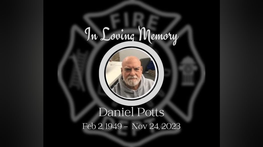 Whitney Safety Officer Daniel Potts died Nov. 24 at the fire station.