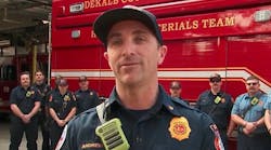 DeKalb firefighter speaks about rescuing kitten from I-285