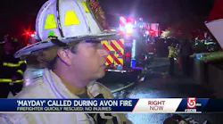 Mayday called as firefighters battled 2-alarm fire