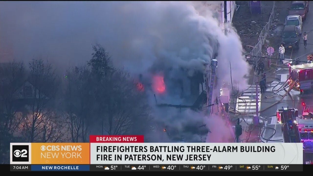 Early morning fires break out in Paterson &amp; Plainfield, New Jersey