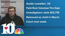 Former fire chief arrested for theft