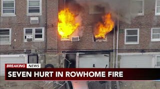 7 people injured, including child and first responders, in Philadelphia rowhome fire
