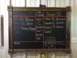 An “old-time” status board is a nice touch for any firehouse and connects the members with our past traditions. An “old-time” status board is a nice touch for any firehouse and connects the members with our past traditions.