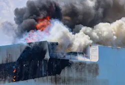 Newark firefighters had no training to battle blazes aboard ships, investigators say.