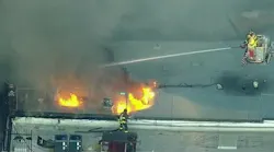 5-alarm fire breaks out in 7 stores in the Bronx; 1 person injured: FDNY
