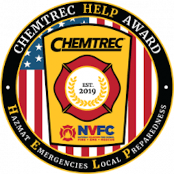 Because many volunteer fire departments can&rsquo;t afford equipment, resources and training that are pertinent to hazmat incidents, CHEMTREC and the National Volunteer Fire Council (NVFC) selected five NVFC members to receive $10,000 through the CHEMTREC Hazmat Emergencies Local Preparedness (HELP) Award.