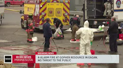 Crews battle fire at battery recycling plant in Eagan