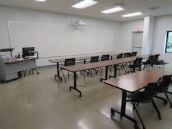 Classroom space is utilized by the Richmond fire and police departments as well as departments from other parts of the area. Classroom space is utilized by the Richmond fire and police departments as well as departments from other parts of the area.