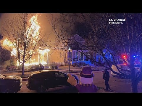 Residents dive from 2nd-story window to escape fire in St