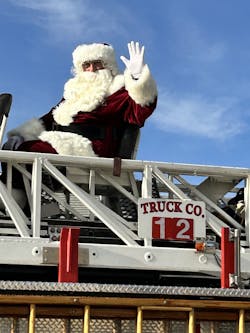 Battalion Chief Gene Bednarchik has dressed as Santa for more than a decade, only missing one Christmas parade when he was ill with COVID-19. Battalion Chief Gene Bednarchik has dressed as Santa for more than a decade, only missing one Christmas parade when he was ill with COVID-19.