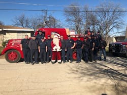 Firefighters have handed out stockings to residents in Jacksboro since 1948. The first year they handed out 200 and they'll hand out 3,700 this year. Firefighters have handed out stockings to residents in Jacksboro since 1948. The first year they handed out 200 and they'll hand out 3,700 this year.